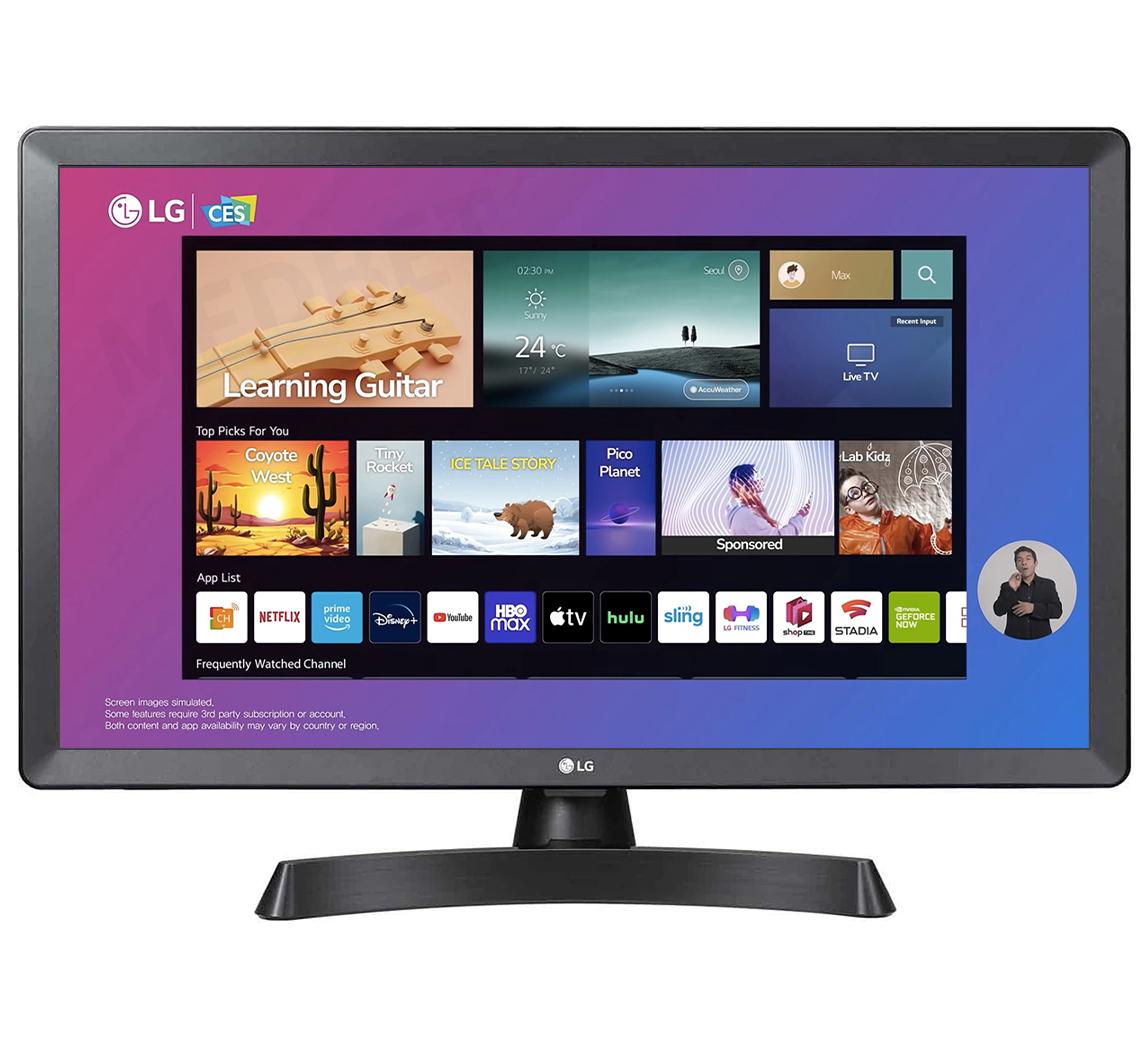 LG 24TQ510S SMART TV / Monitor 24" - termékteszt