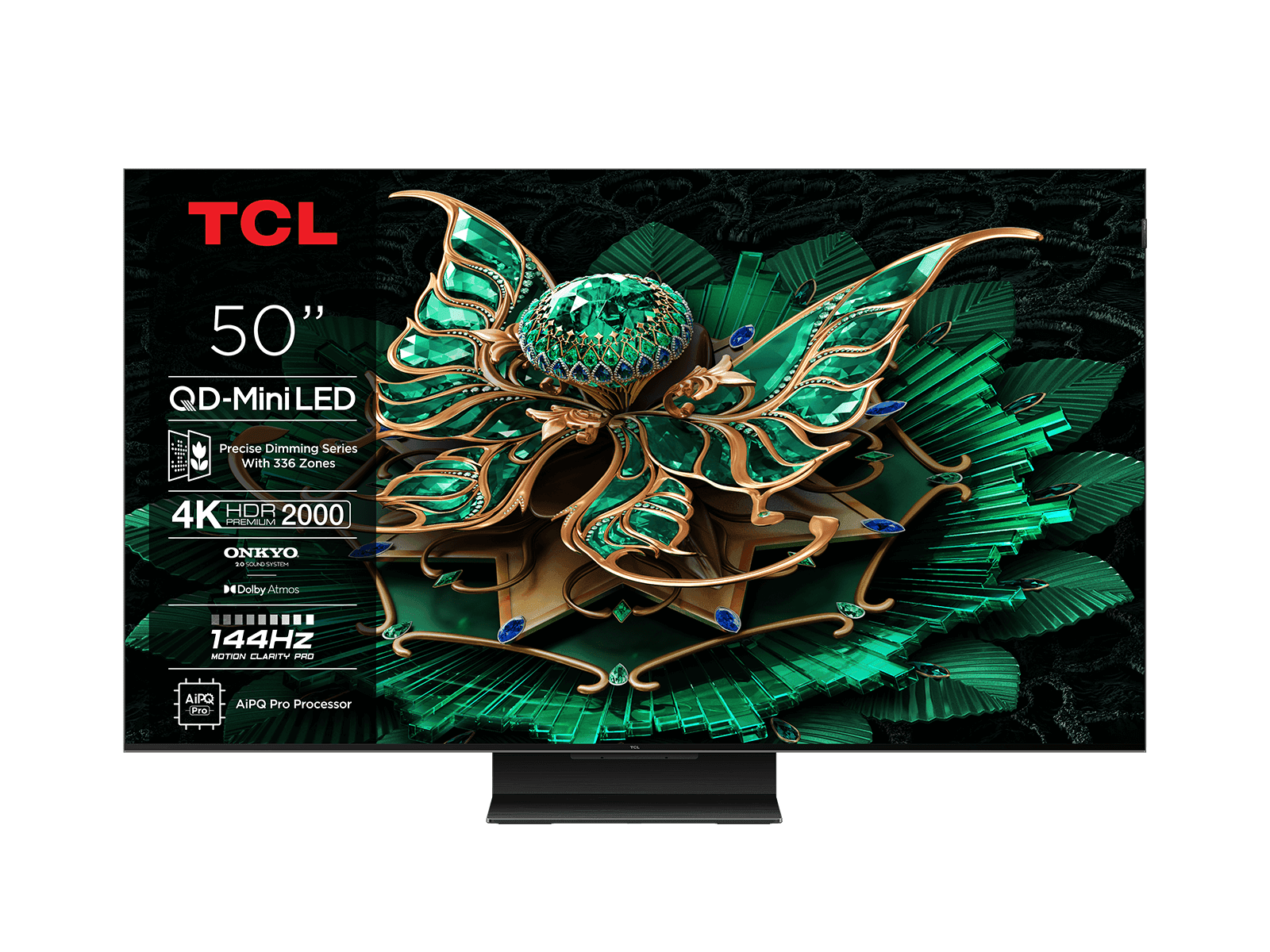 TCL C7K - a TV működés közben egy sötétebb hangulatú filmjelenetnél
