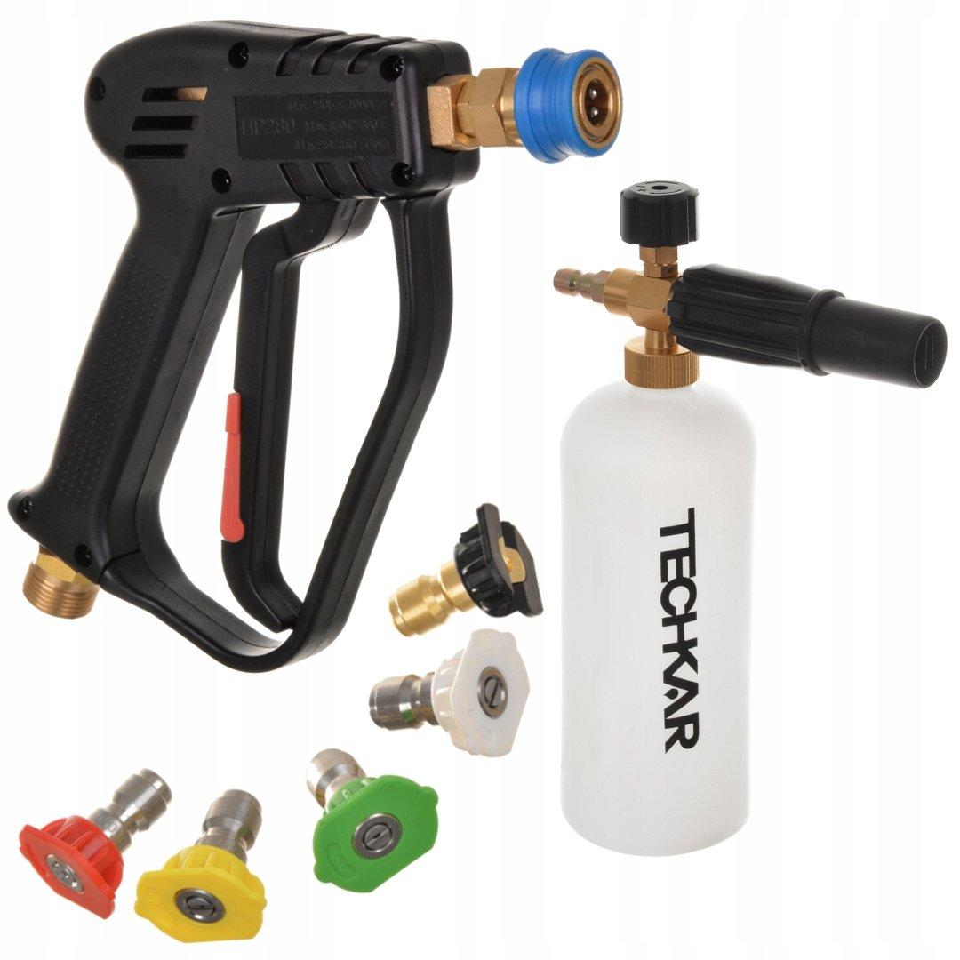 Techkar 40° lapos vízfúvóka (Karcher HD/HDS) használat közben
