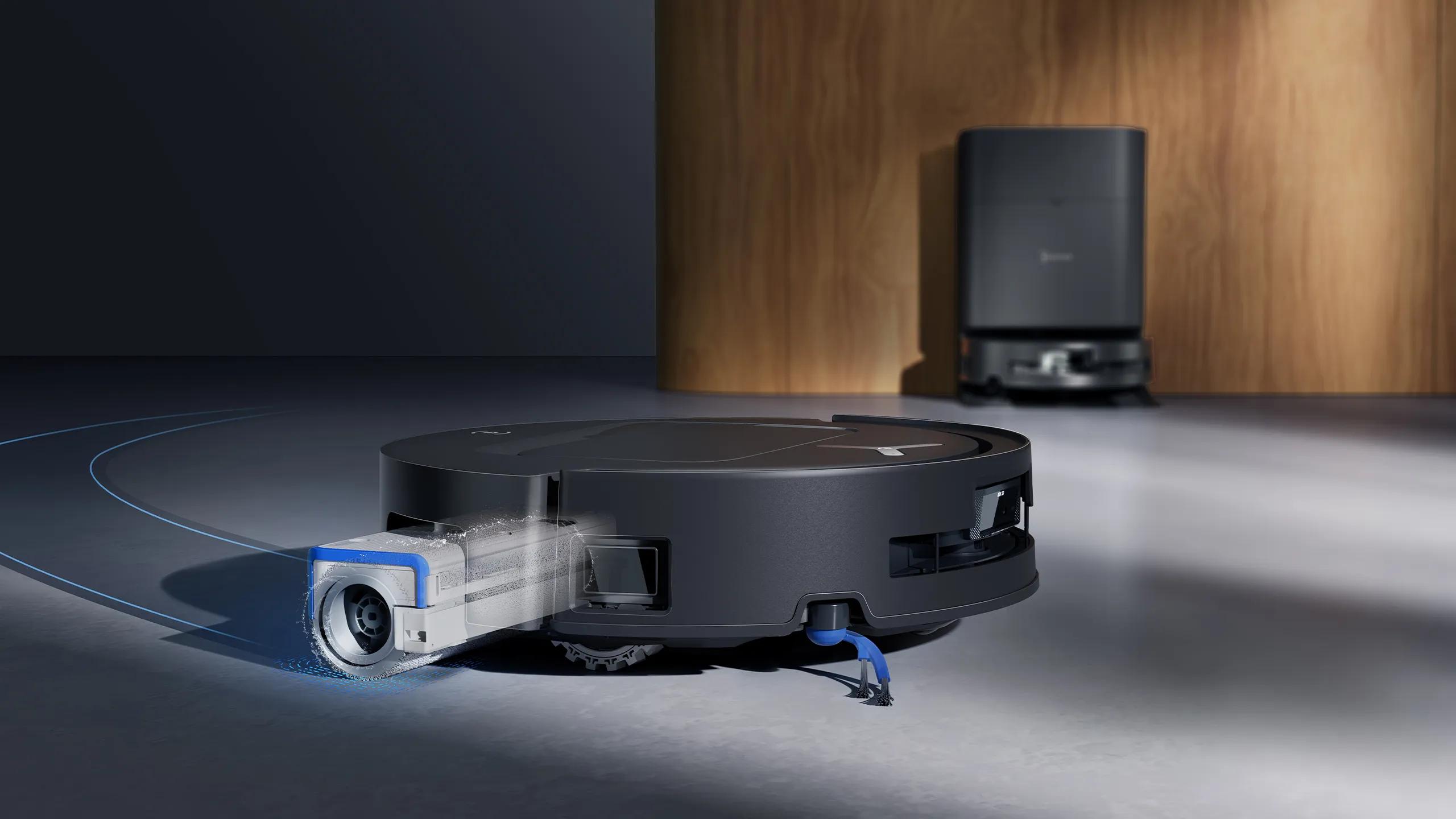 Ecovacs Deebot T80 Omni használat közben
