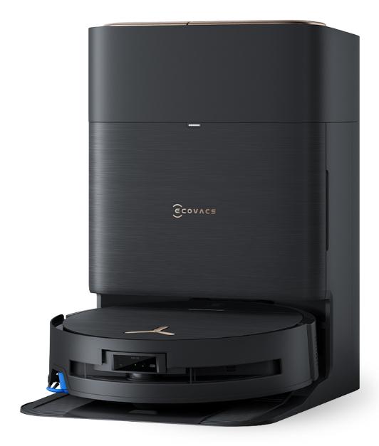 Ecovacs Deebot X9 Pro Omni - A ZeroTangle 3.0 főkefe és a kinyúló TruEdge 2.0 felmosó modul