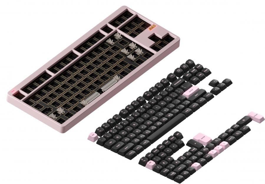 NuPhy Gem80 Barebone Inca Rose használat közben