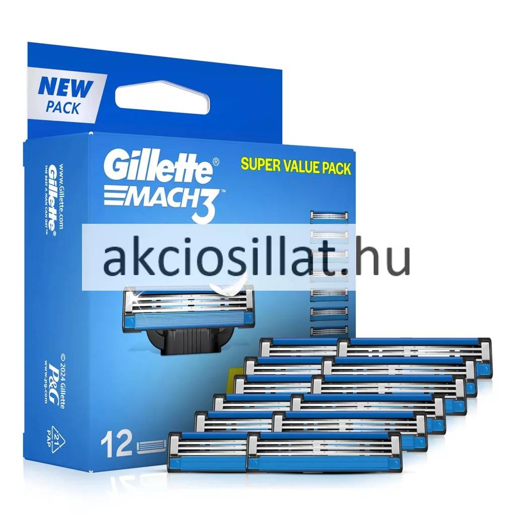 Mach 3 borotvabetét (12 db-os) használat közben