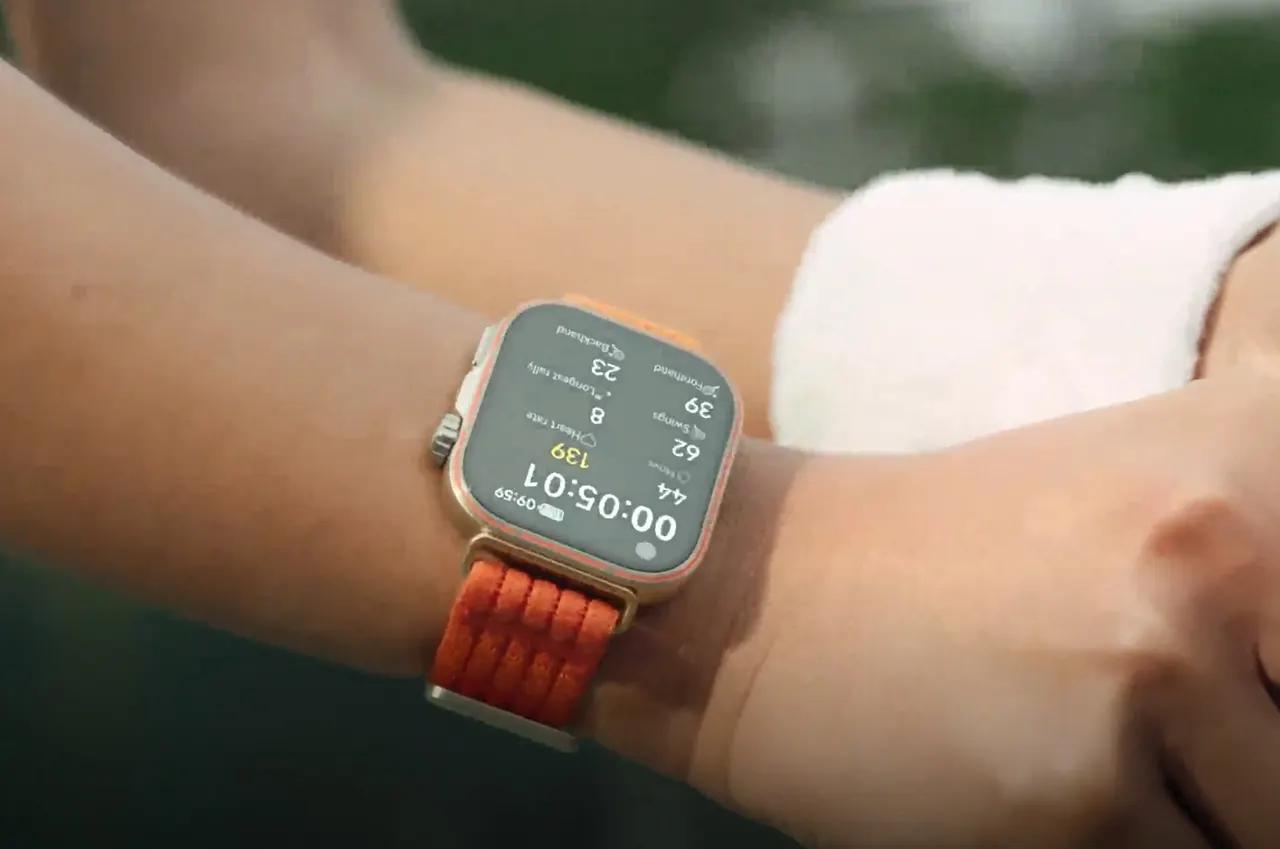 Huawei Watch 5 - A szíj rögzítése és az óra alumínium tokjának finom részletei