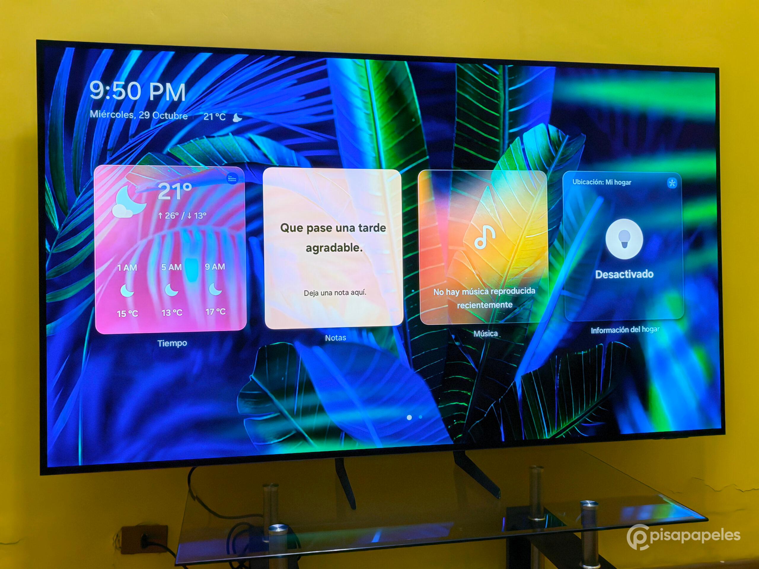 OLED S85F 77" használat közben