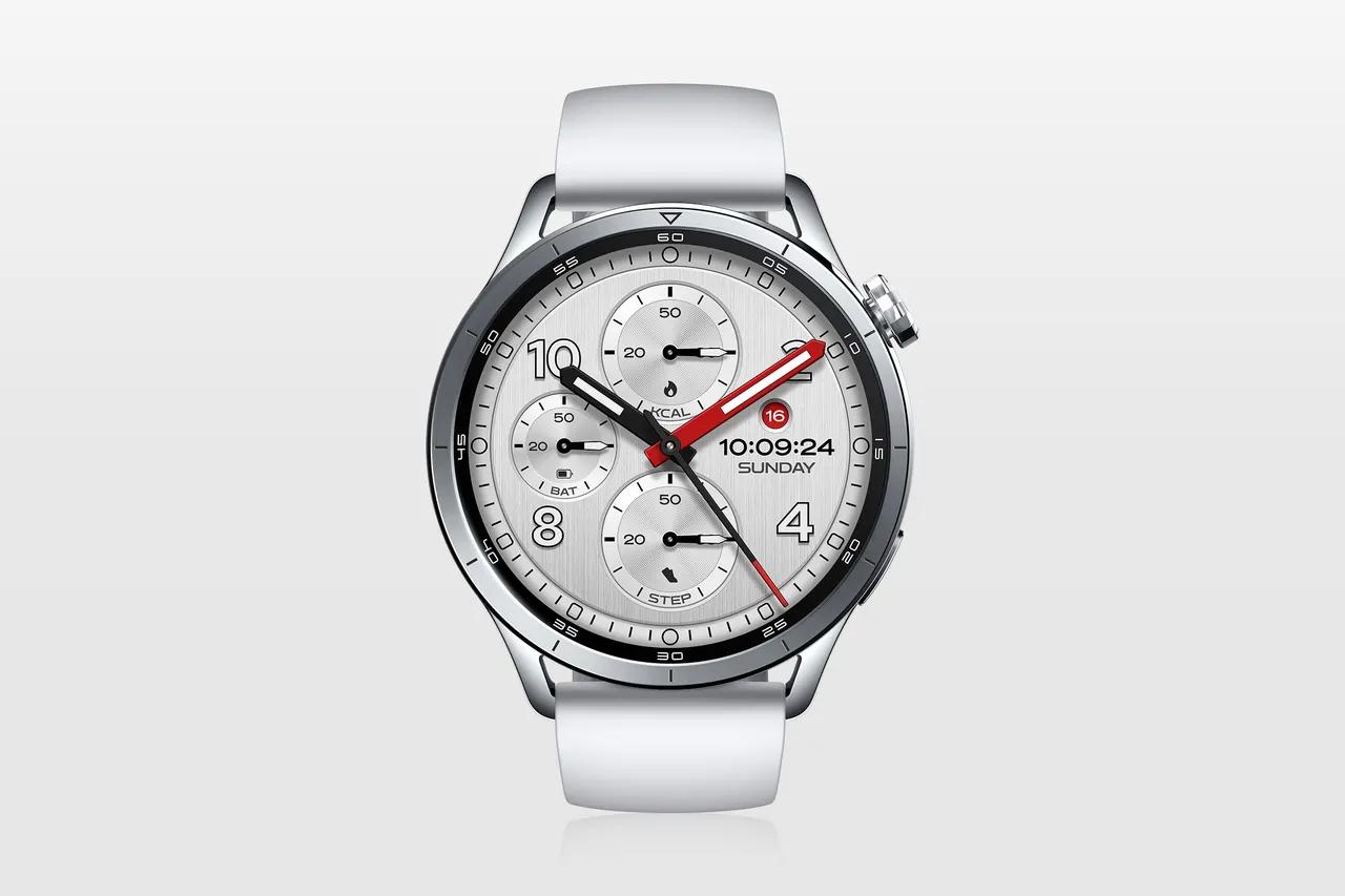 Xiaomi Watch S5 - a bújtatós szíj megoldás és az óra hátoldali érzékelői