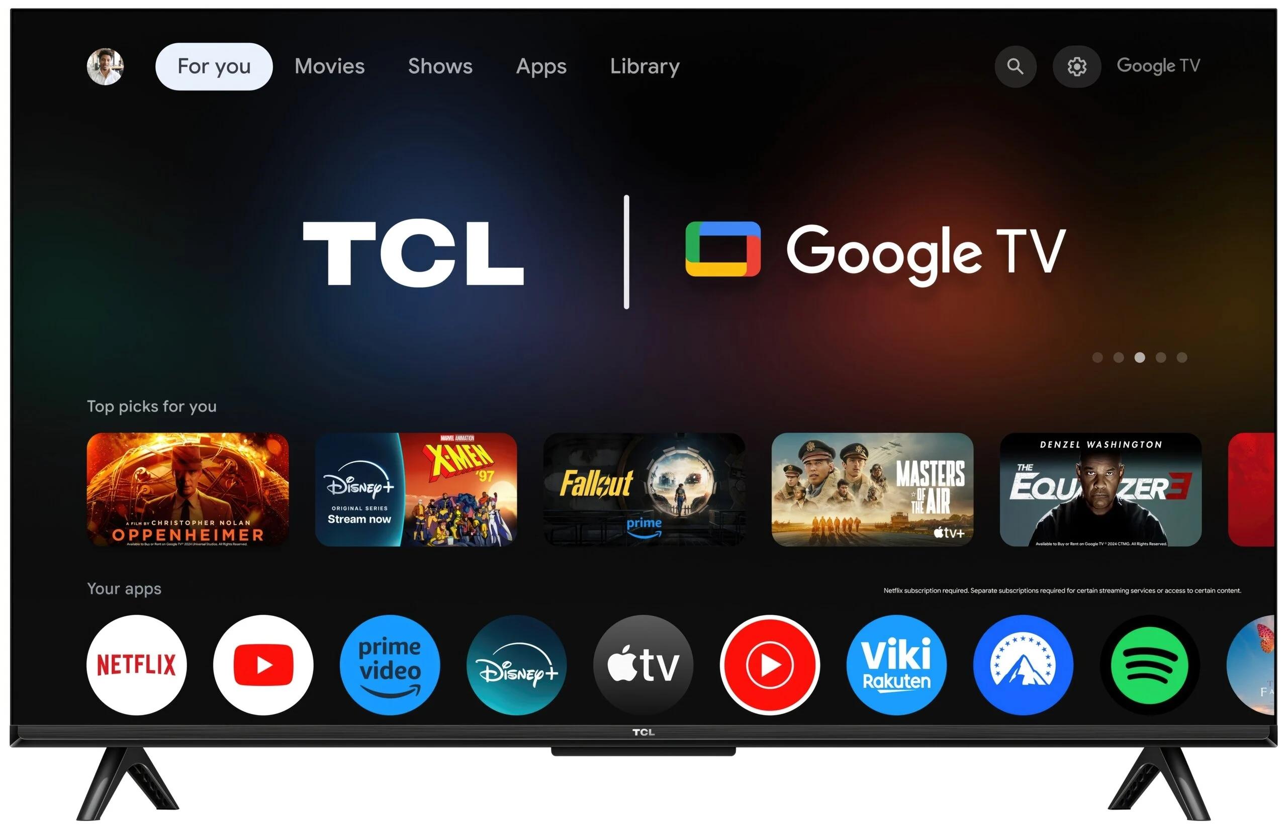 TCL C6K - A tévé távirányítója a Google Asszisztens gombbal és a gyorsgombokkal