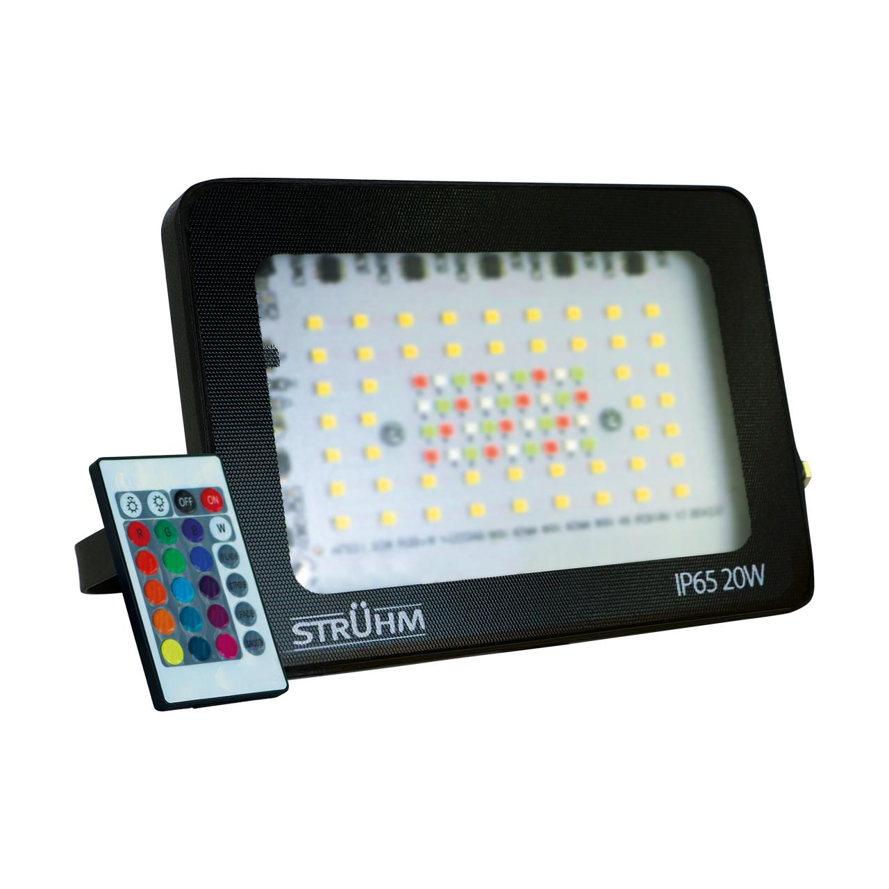 TABLET LED 20W RGBW fekete - termékteszt