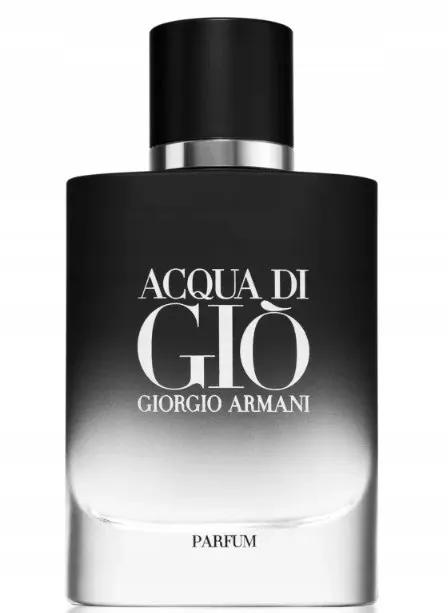 Giorgio Armani Acqua di Giò Elixir - A parfüm kupakja és a precíz szórófej közelebbről