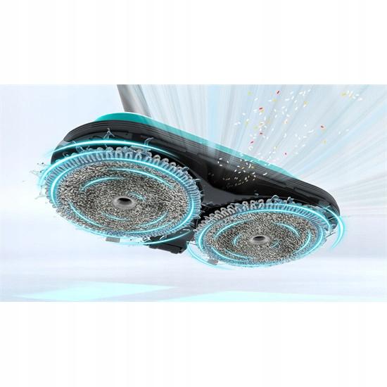Bosch Unlimited 7 ProHygienic Aqua - a felmosófej és a LED világítással ellátott szívófej közelről