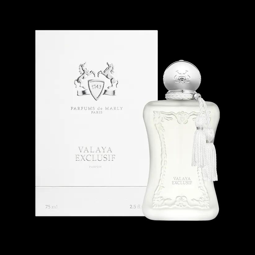 Parfums de Marly Valaya Exclusif - a parfüm szórófeje és a kupak finom részletei