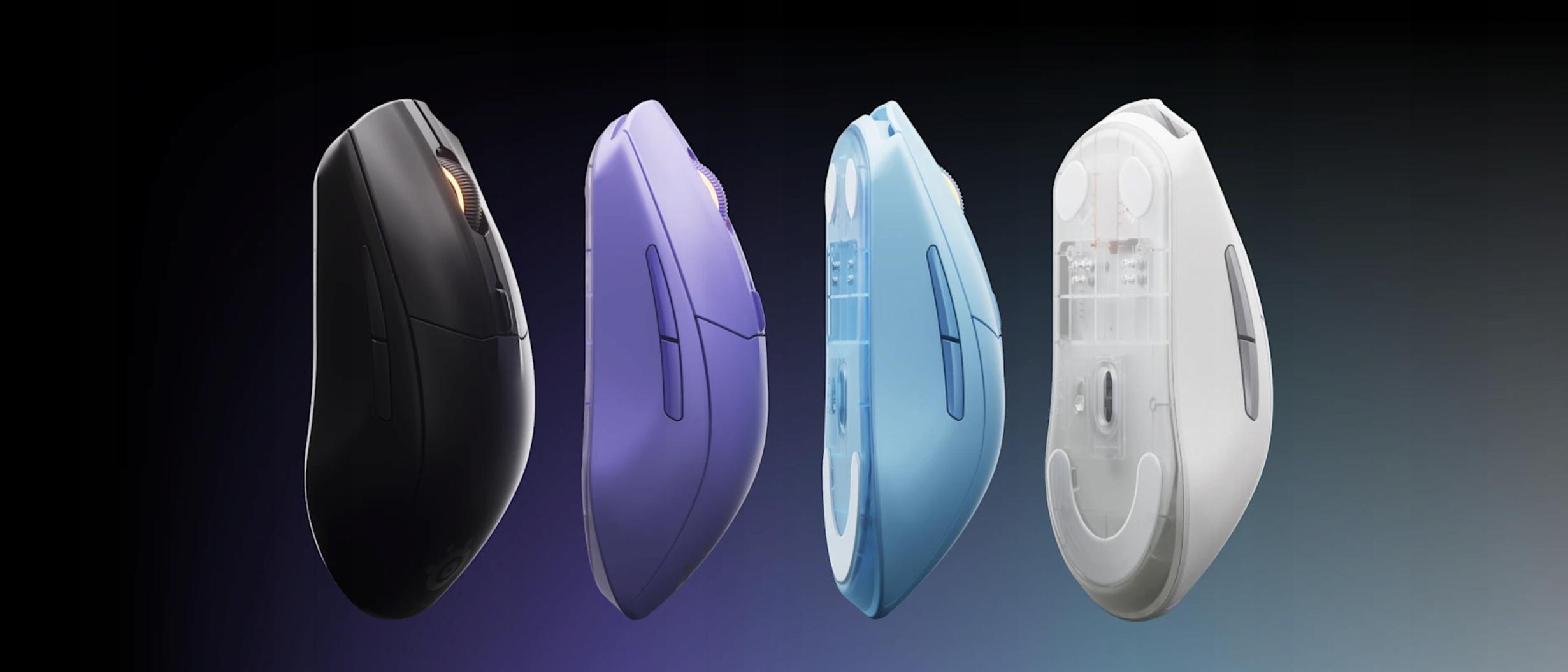 SteelSeries Rival 3 Wireless Gen 2 - a gombok és a görgő közeli képe használat közben