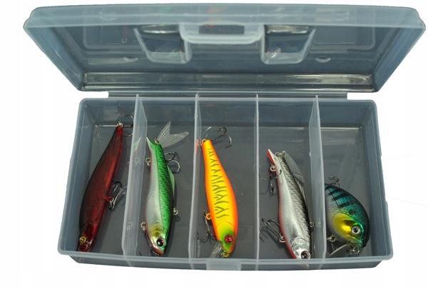 Finalmouse Hyperlight - A műanyag tárolódoboz a rekeszekkel és a csatlakozókkal