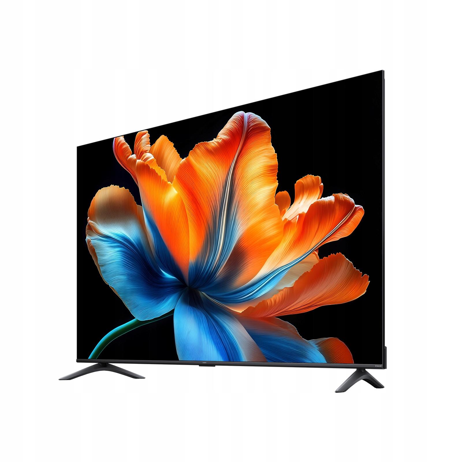 Xiaomi TV QD-Mini LED 2025 - A tévé keskeny kávája és a szürke színű elegáns talpkialakítás
