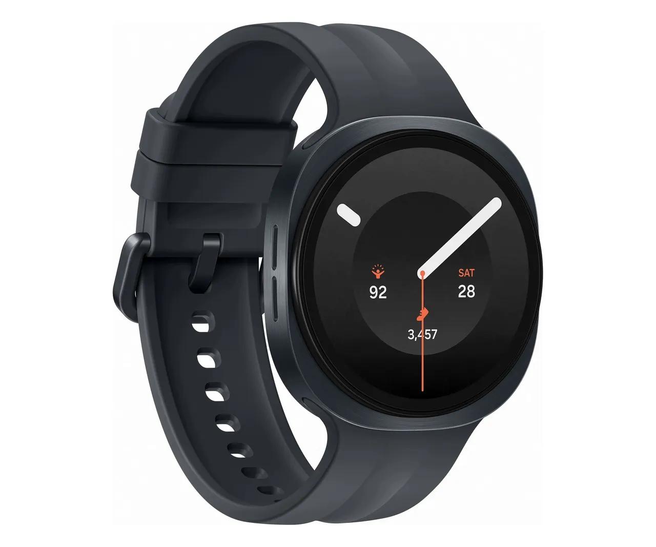 Samsung Galaxy Watch9 - a csomagolás tartalma a mágneses töltőkábellel és a kiegészítőkkel