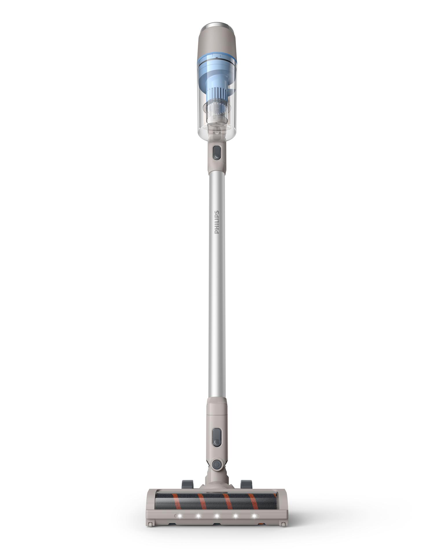 Philips 8000 Series Cordless Vacuum - Portartály ürítése egyetlen mozdulattal a szemetes felett