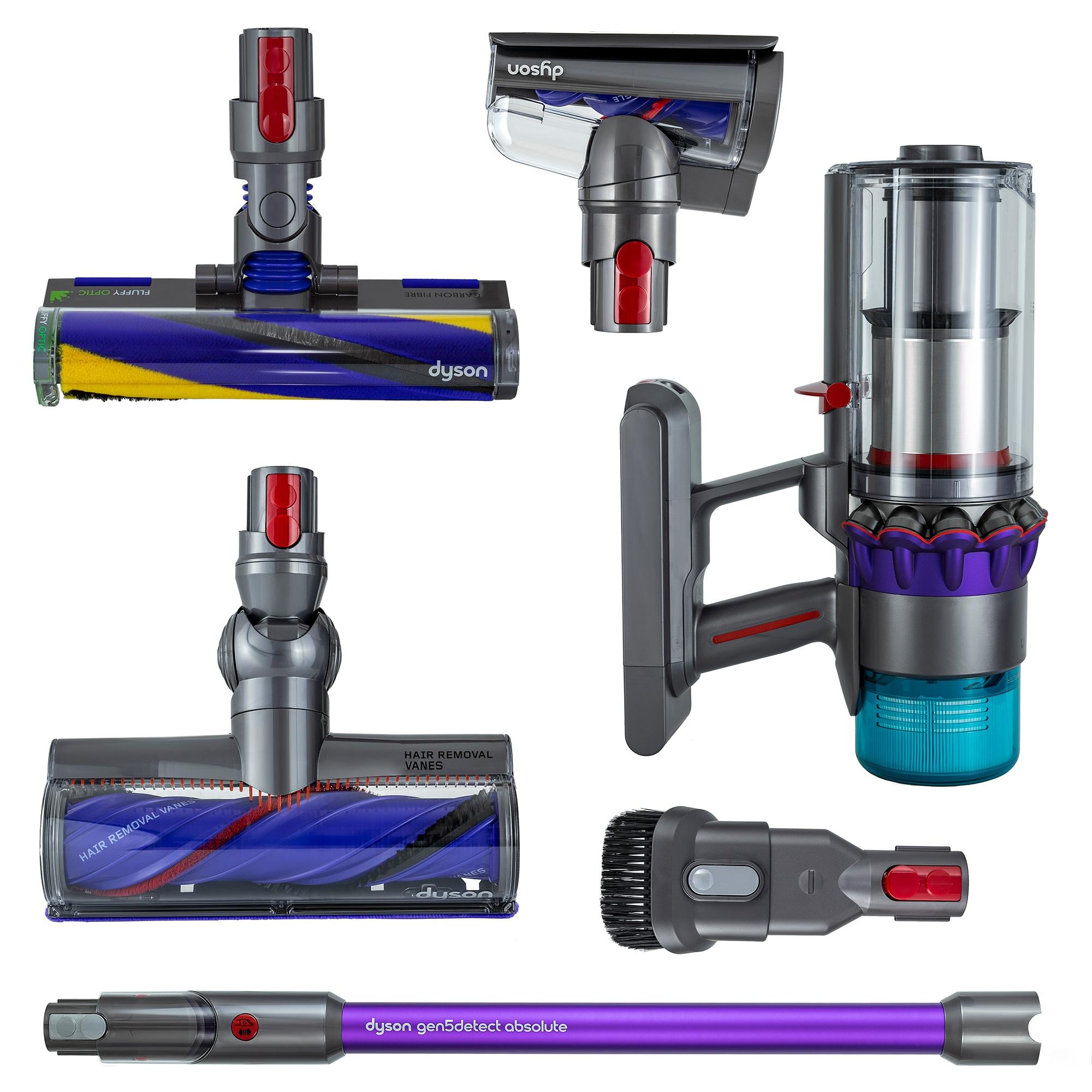 Dyson Gen5outsize - A csőből kivehető beépített résszívófej használat közben