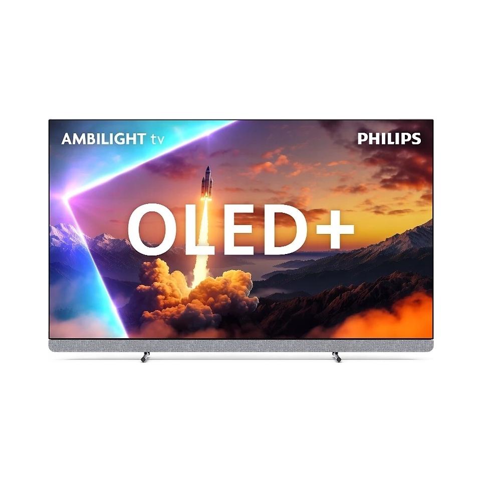 Philips OLED+910 - A televízió hátoldali csatlakozói és az elegáns, vékony keret közelebbről
