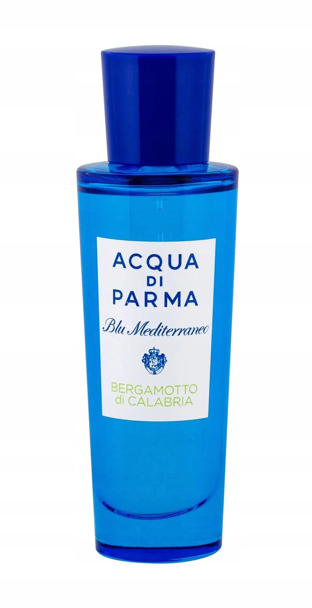 Acqua di Parma Buongiorno Al Bacio - A 30 ml-es kompakt kék üveg, amely kényelmesen elfér egy neszeszerben vagy táskában