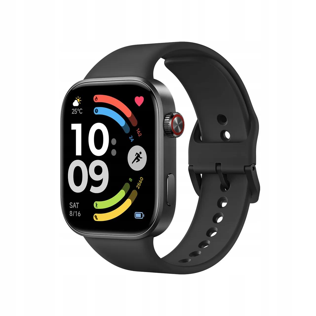 Xiaomi Redmi Watch 6 - az óra kijelzője tűző napsütésben, tisztán látható értesítésekkel