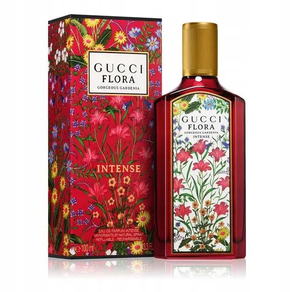 Gucci Flora Gorgeous Gardenia Intense - Az illatjegyek vizuális megjelenítése: mandarin, gardénia virág és meleg szantálfa
