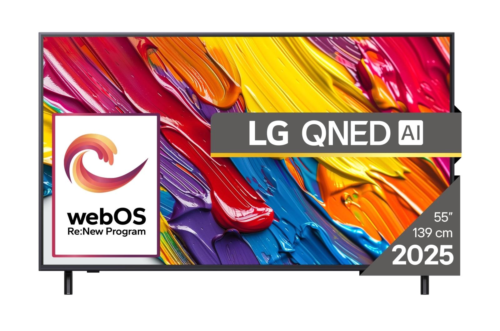LG QNED93 - az LG webOS intelligens kezdőképernyője a távirányítóval