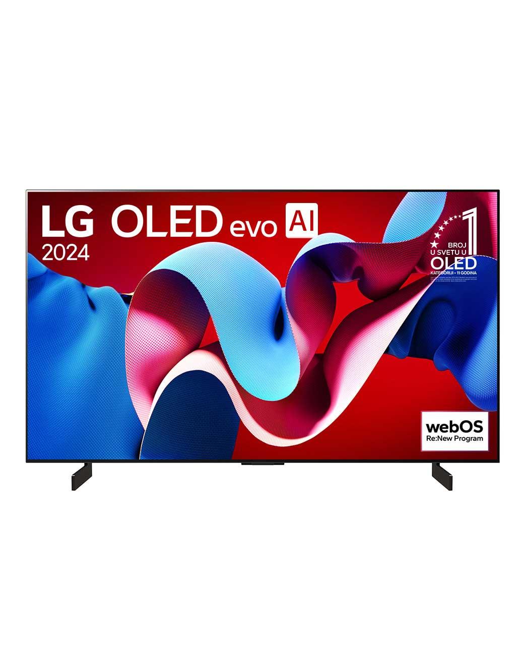LG OLED42C42LA 42" 4K OLED TV - részletek közelről