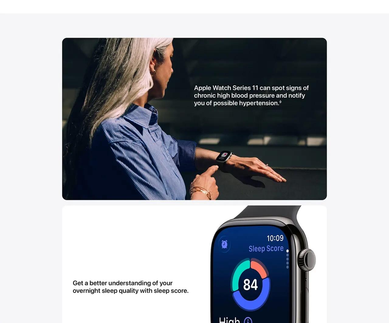 Apple Watch Series 11 GPS 42mm használat közben