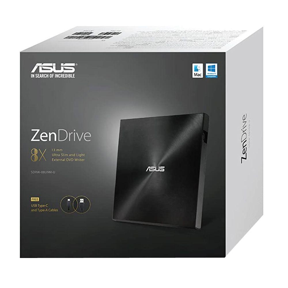 ASUS ZenDrive SDRW-08U9M-U külső DVD-író használat közben