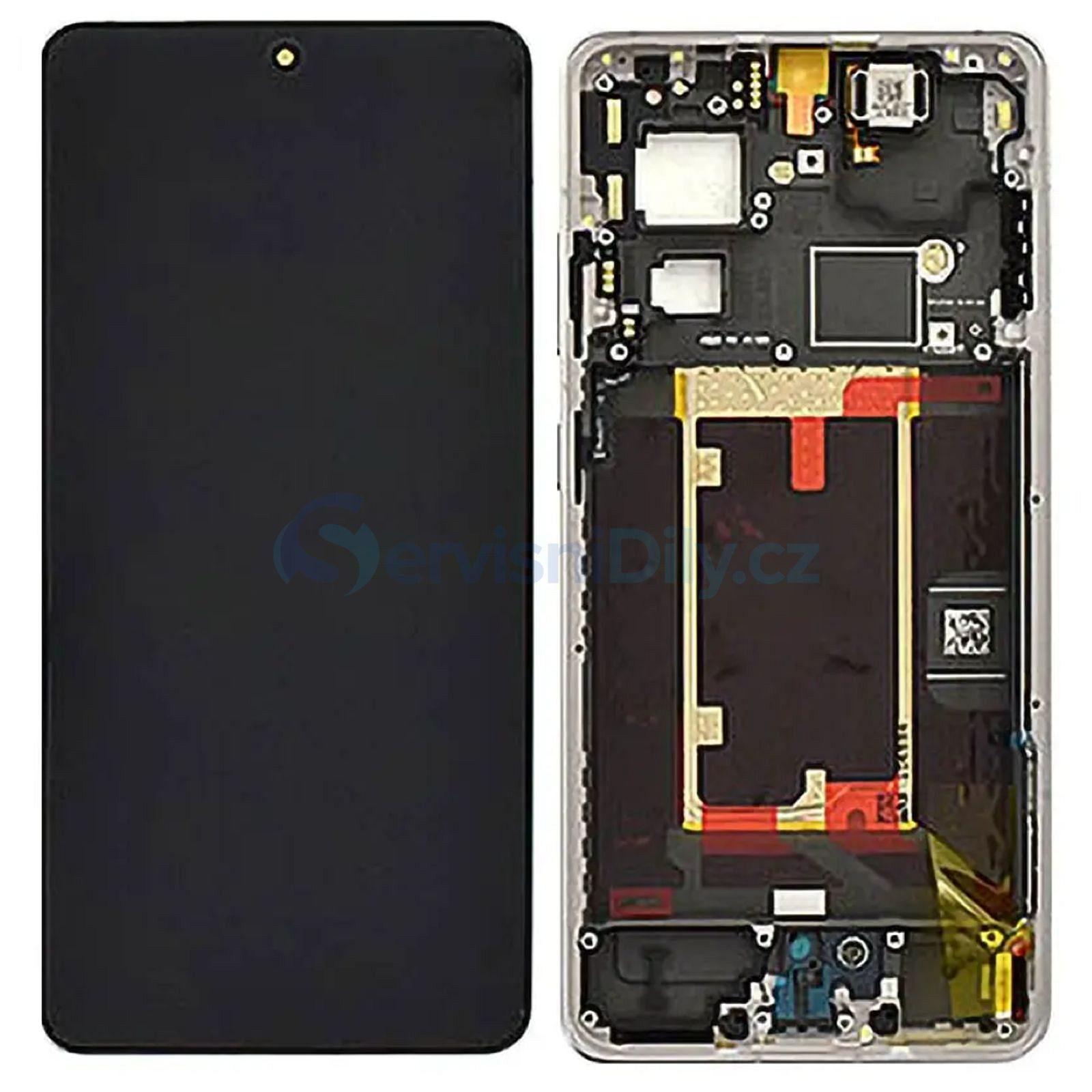 OnePlus 13R - A kijelző hátoldala, a szalagkábelek és a gyári csatlakozók részletei
