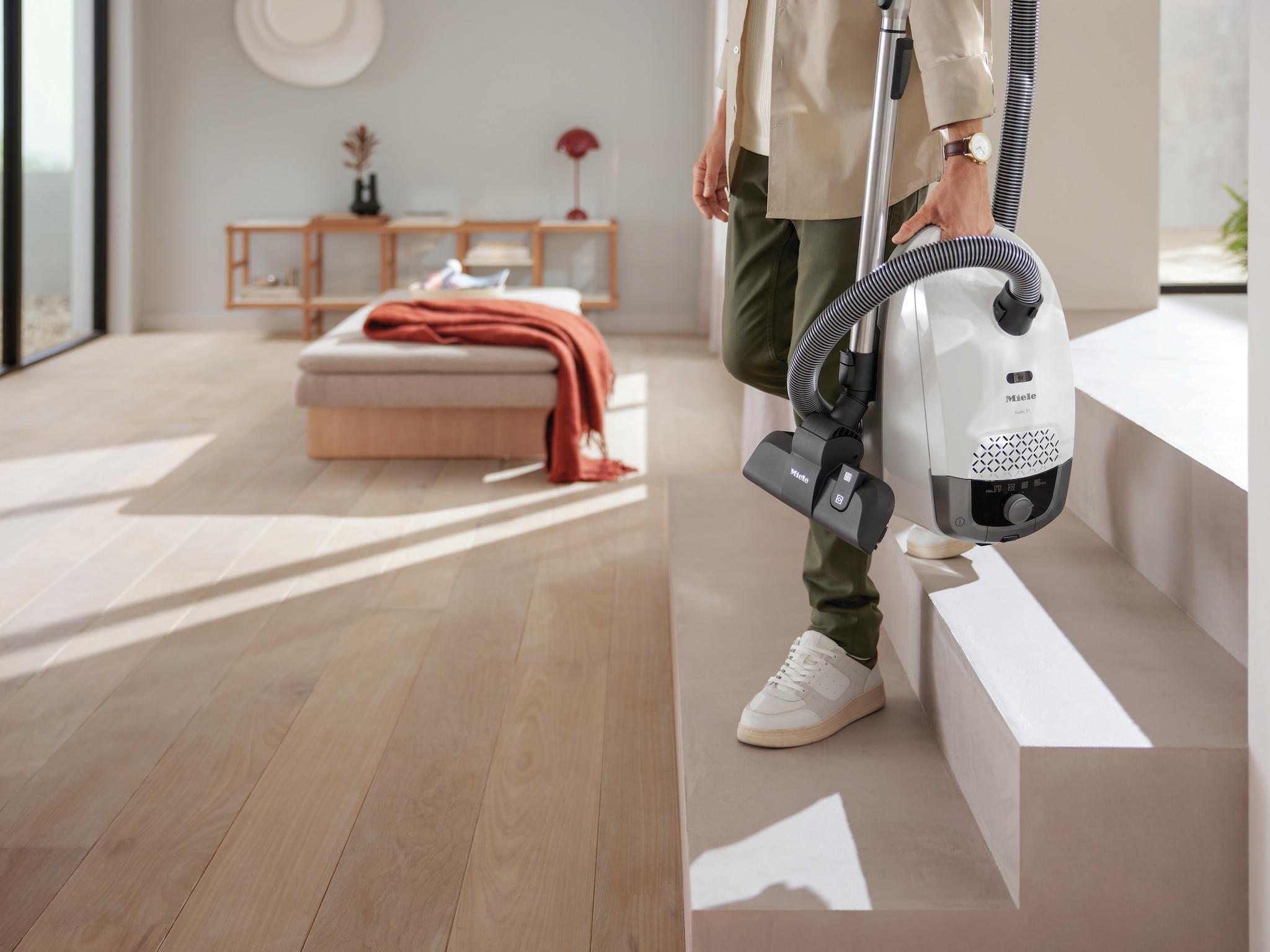 Miele Guard S1 Parquet Flex használat közben