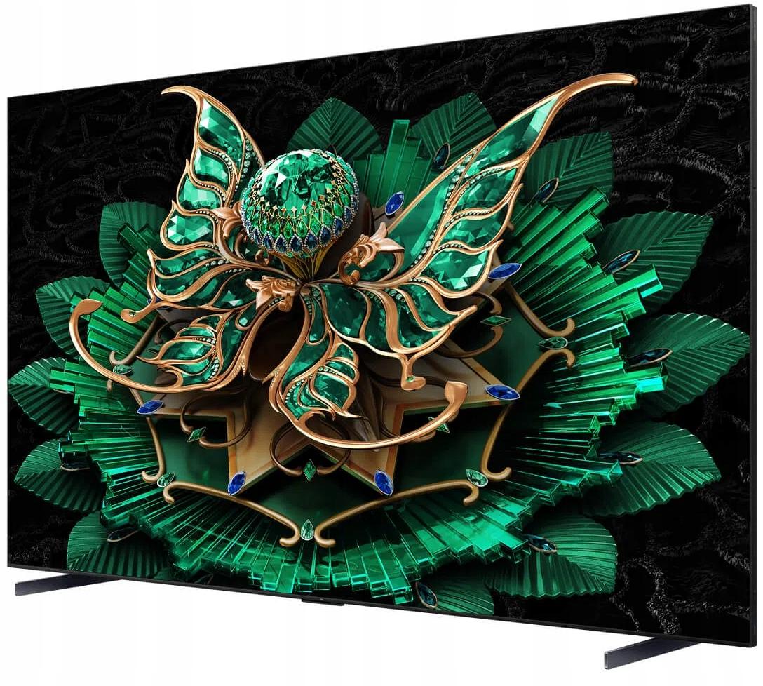 TCL X11K - A tévé vékony kávája és a prémium fém állvány részletei