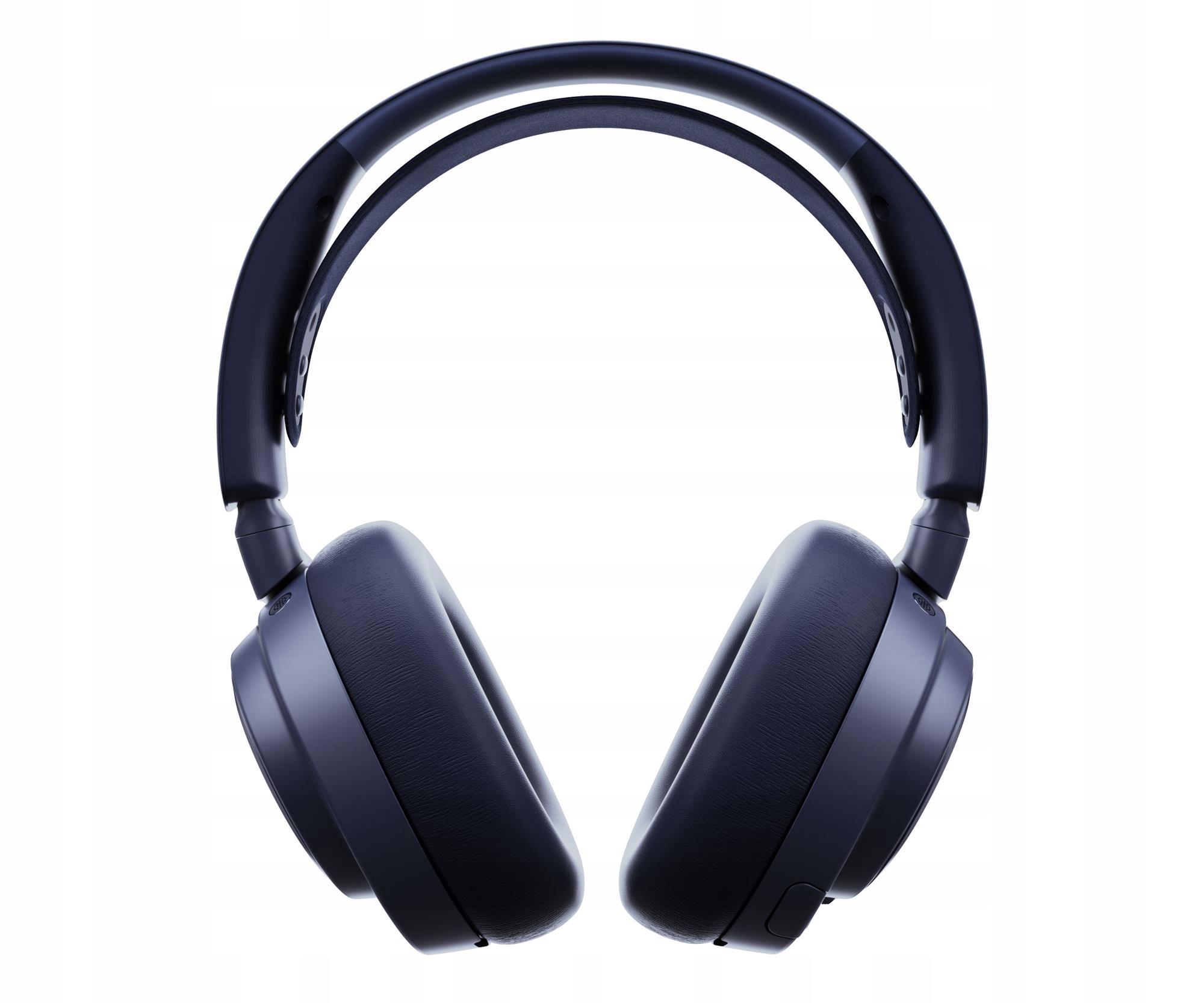 SteelSeries — Arctis Nova Pro Omni - a fejhallgató kényelmes fülpárnái és a szálcsiszolt fém pánt konstrukciója