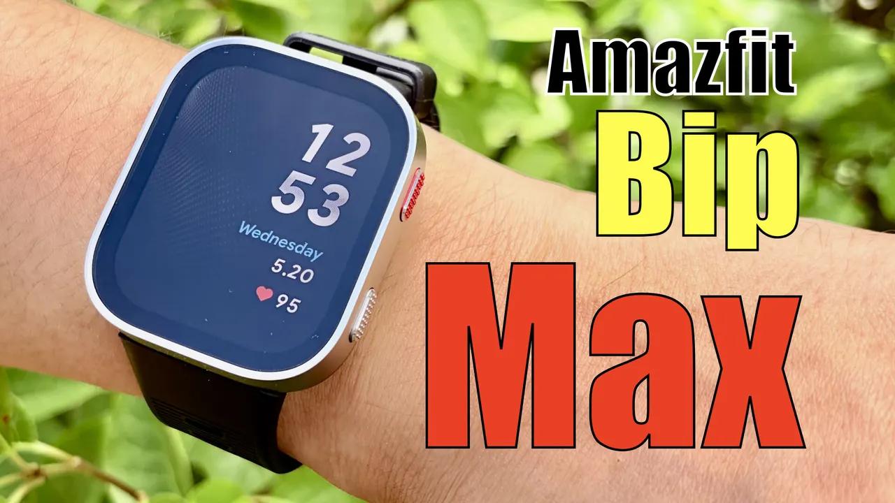 Amazfit Bip Max használat közben