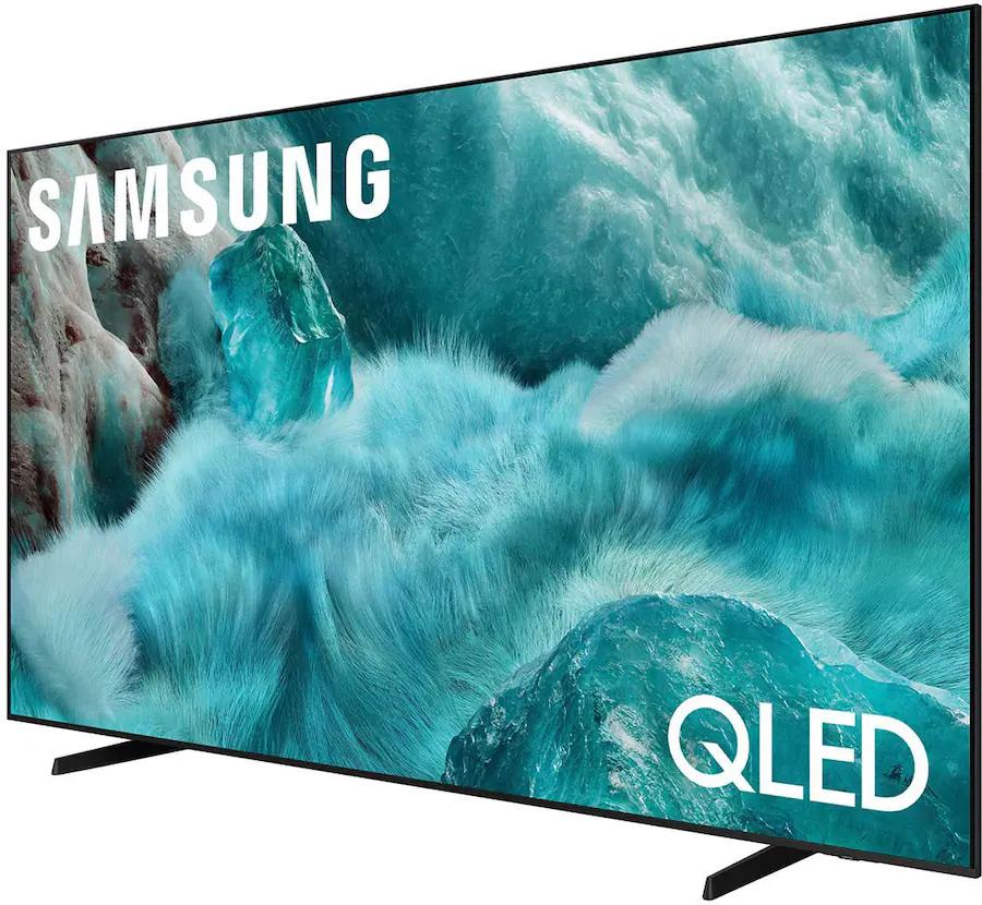 Samsung Neo QLED QN990F - a tévé csatlakozói és vékony kerete közelről