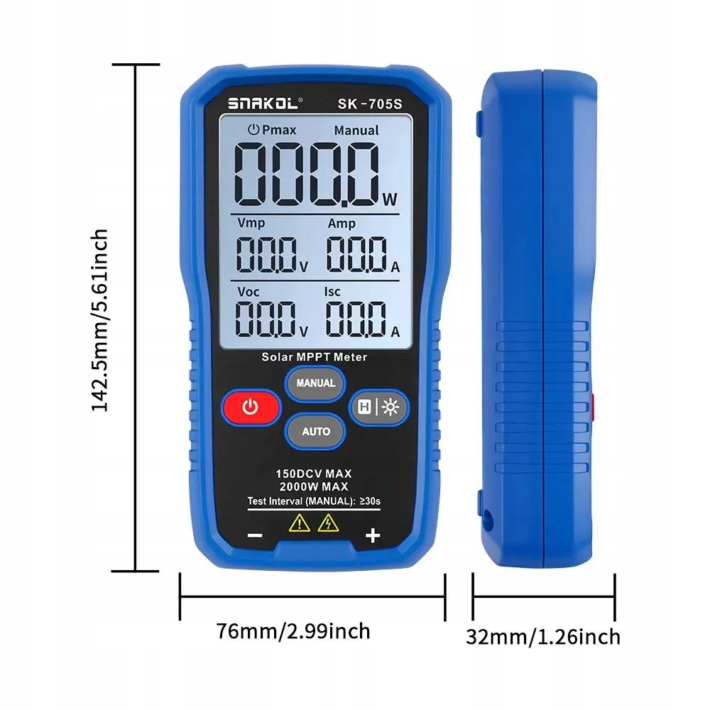 Sovol SV07 Plus - Napelem modul mérése a szabadban az SK-705S műszerrel