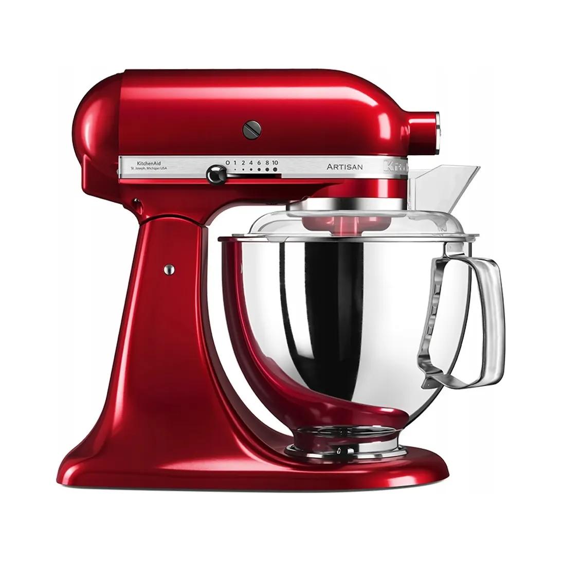 Snapmaker Artisan 2 - a piros KitchenAid Artisan robotgép a konyhapulton