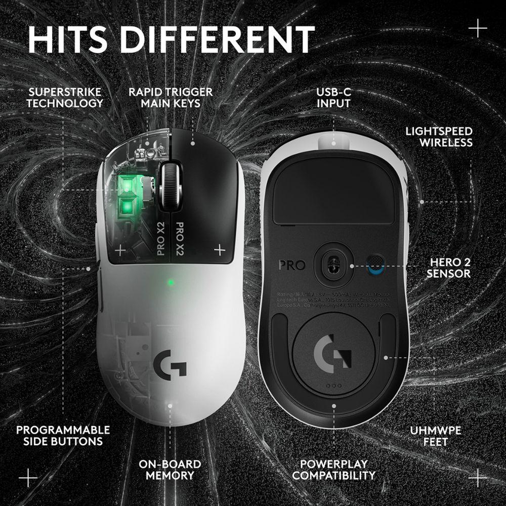 Logitech G Pro X2 SUPERSTRIKE használat közben