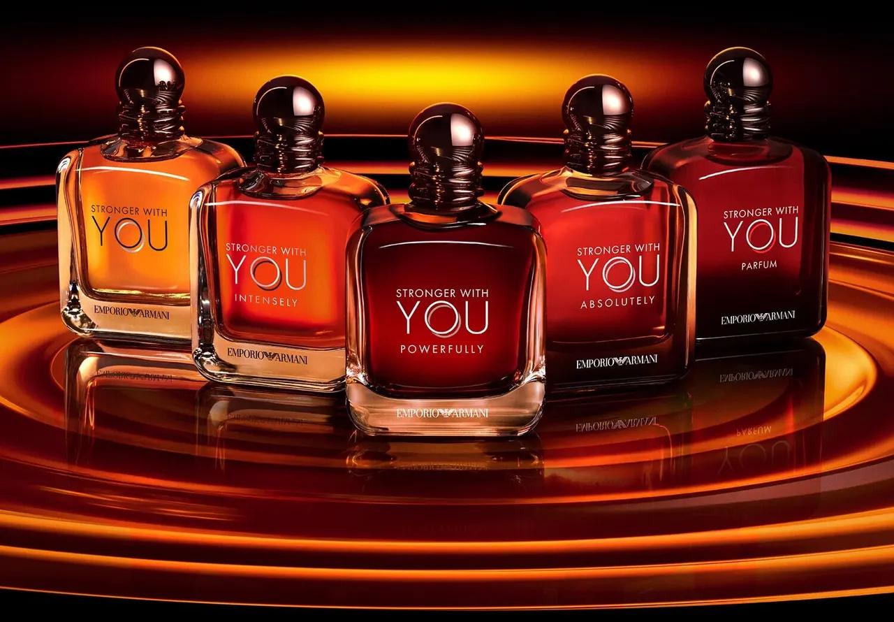 Emporio Armani Stronger With You Powerfully 100ml használat közben