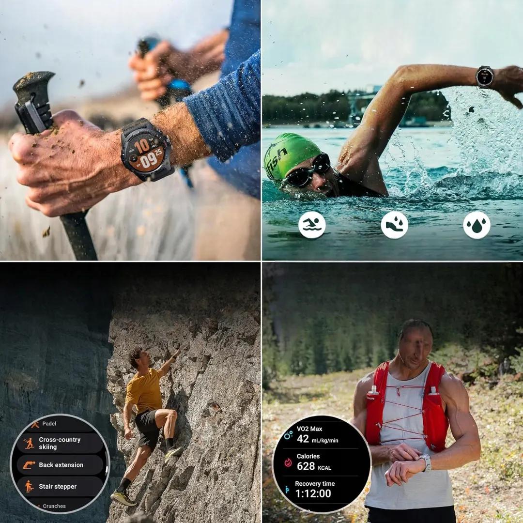 Mobvoi TicWatch Atlas - A TicWatch Atlas sportkövetés közben, hőtérkép kijelzéssel