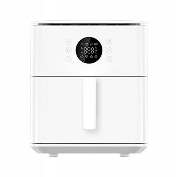 Xiaomi Smart Air Fryer 6.5L - a Xiaomi Smart Air Fryer 6.5L kívülről, letisztult fehér dizájnnal a konyhapulton