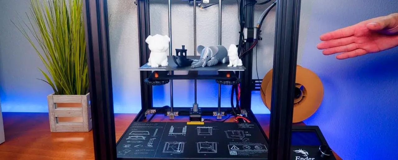 Ender-3 V4 Combo használat közben