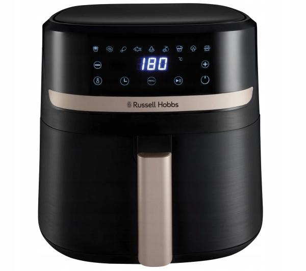 Russell Hobbs SatisFry Snappi Air Fryer - a kivehető kosár a megsült étellel