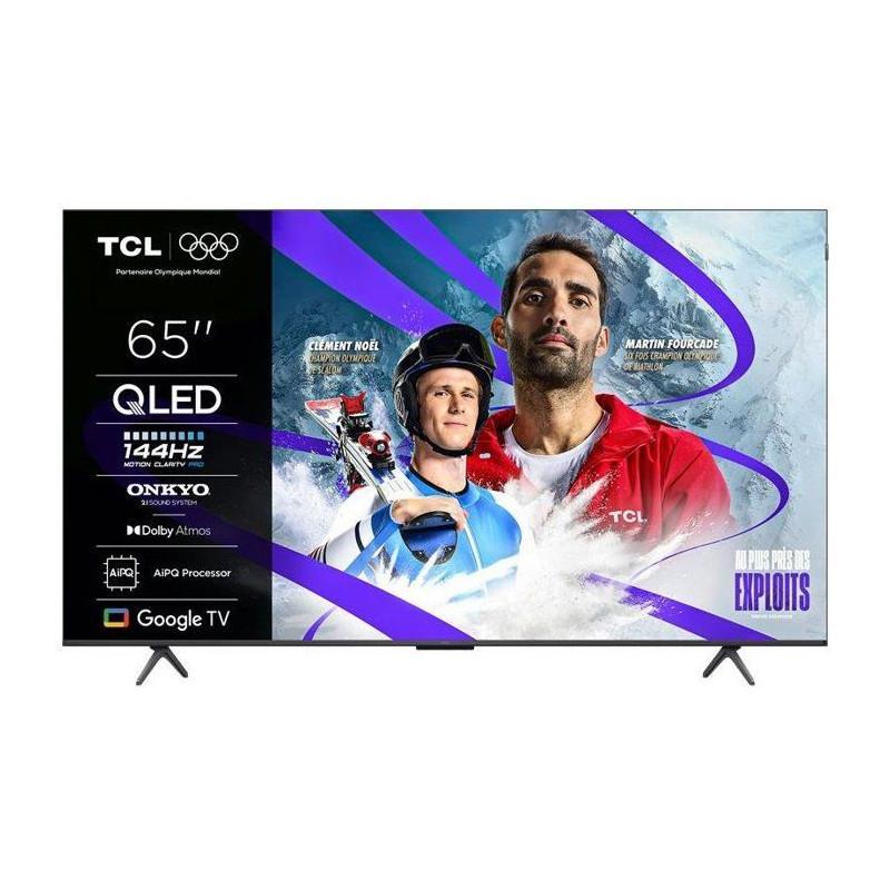 TCL C8K - A tévé távirányítója és a menürendszer kezdőképernyője