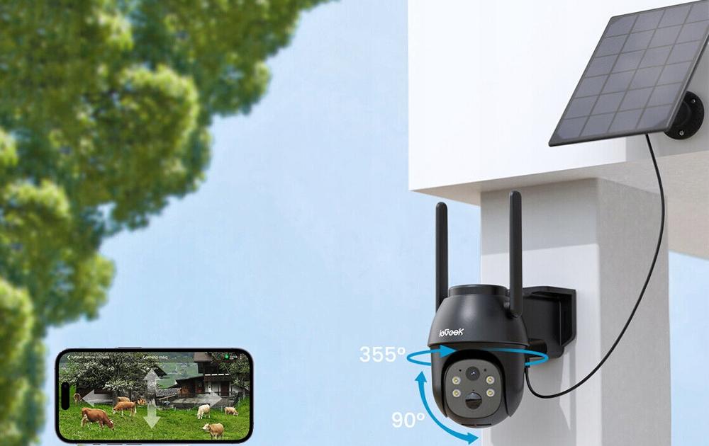 Pulsar Xlite V4 ES - Mobilapplikációs élő kép és a PTZ vezérlő felület