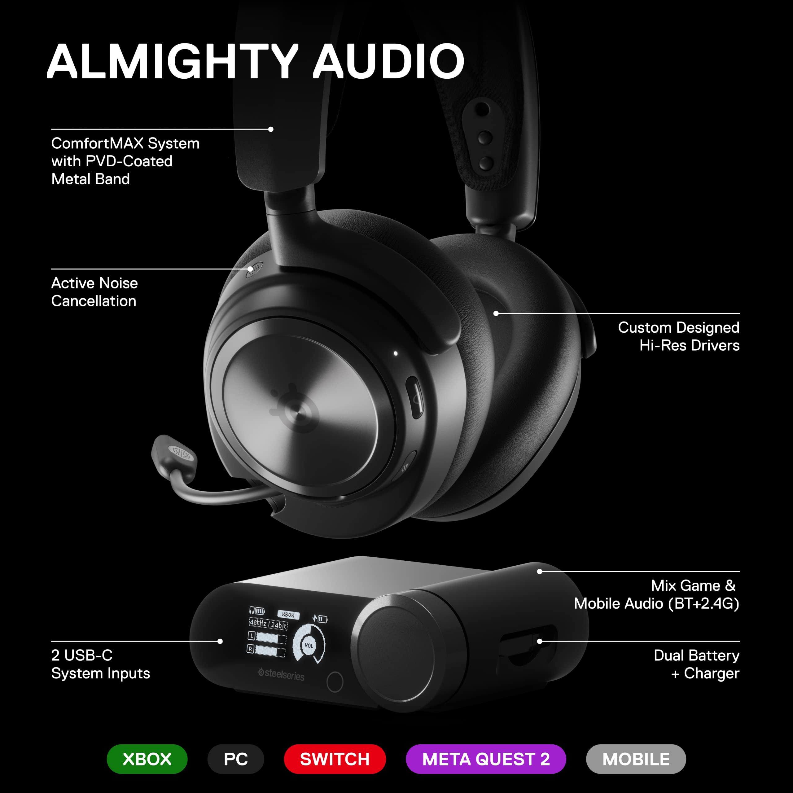 Arctis Nova Pro Wireless X - részletek közelről