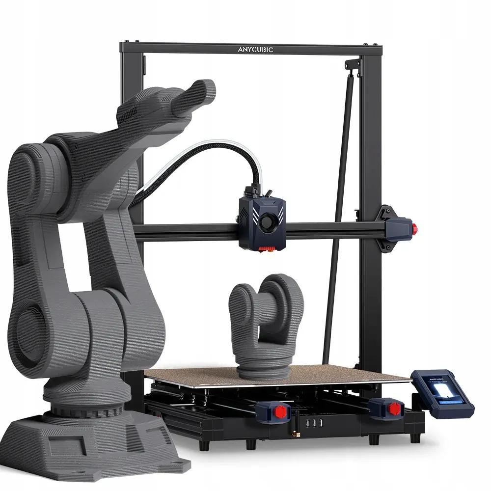 Anycubic Kobra 2 Max - A nyomtató tárgyasztala és a szintező érzékelő közelebbről