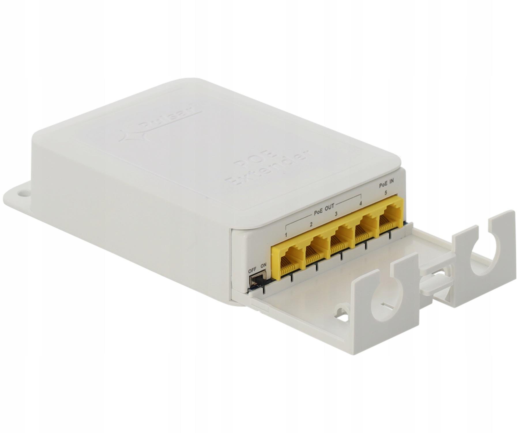 Pulsar eS FS-1 - a VLAN kapcsoló és a LED-es állapotjelzők közelről