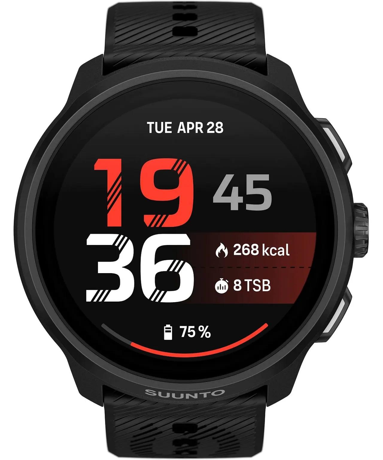 Suunto Run 2 - a Suunto Run 2 óra hátlapja a csuklós pulzusmérő szenzorral