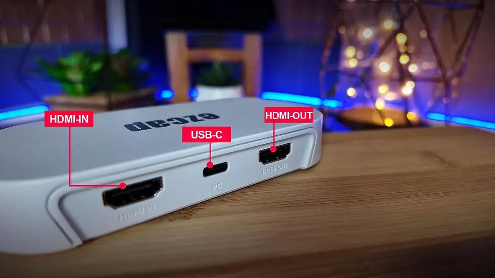 GameLink Neo Pro EZCAP382 HDMI Videórögzítő használat közben